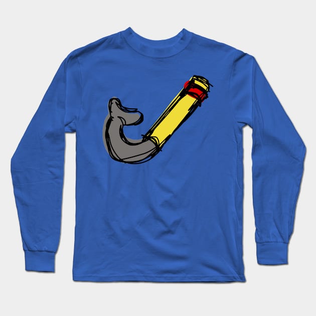 Snorkel Long Sleeve T-Shirt by SpookyMeerkat